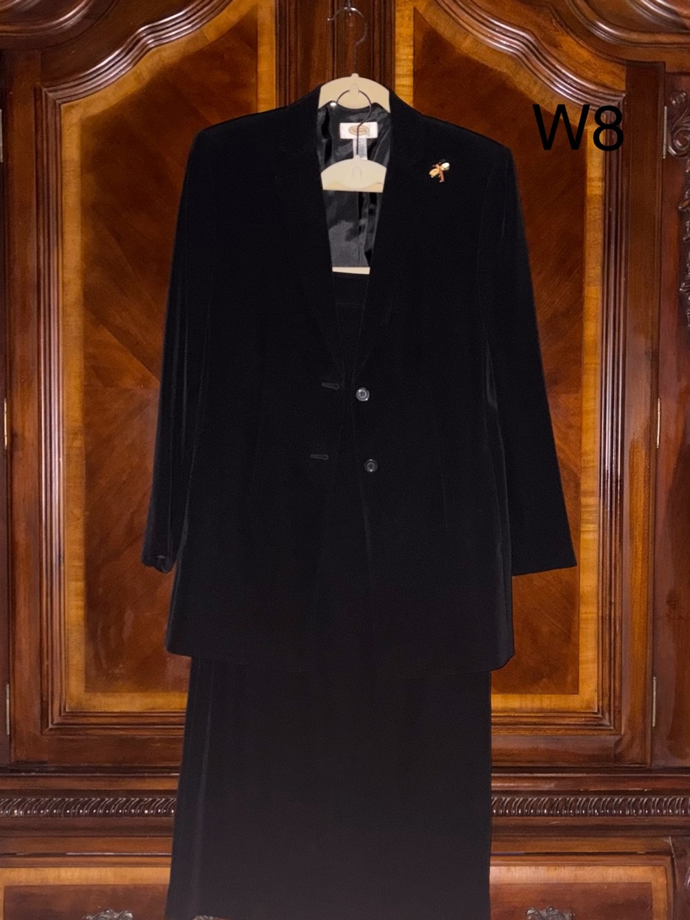 Classic Black Women's Jacket and Maxi Skirt by Talbots